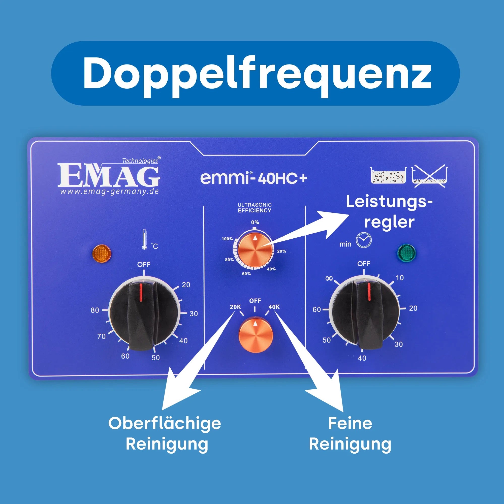 Limpiador ultrasónico 40HC Plus