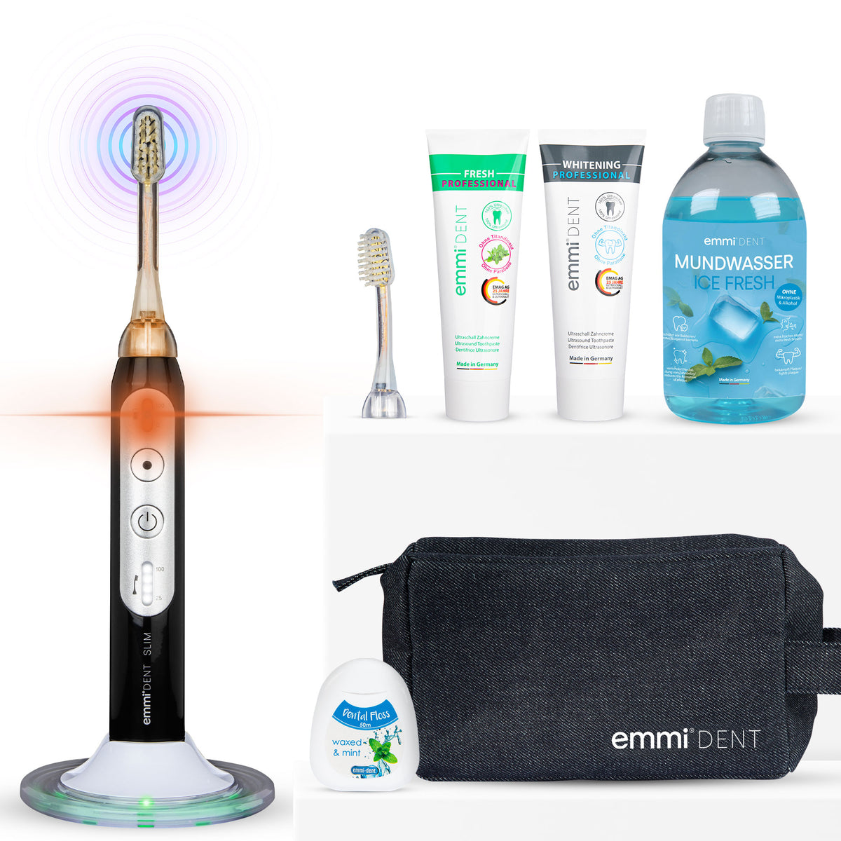 Implant Care Set | emmi-dent® Slim Ultrasonic Toothbrush