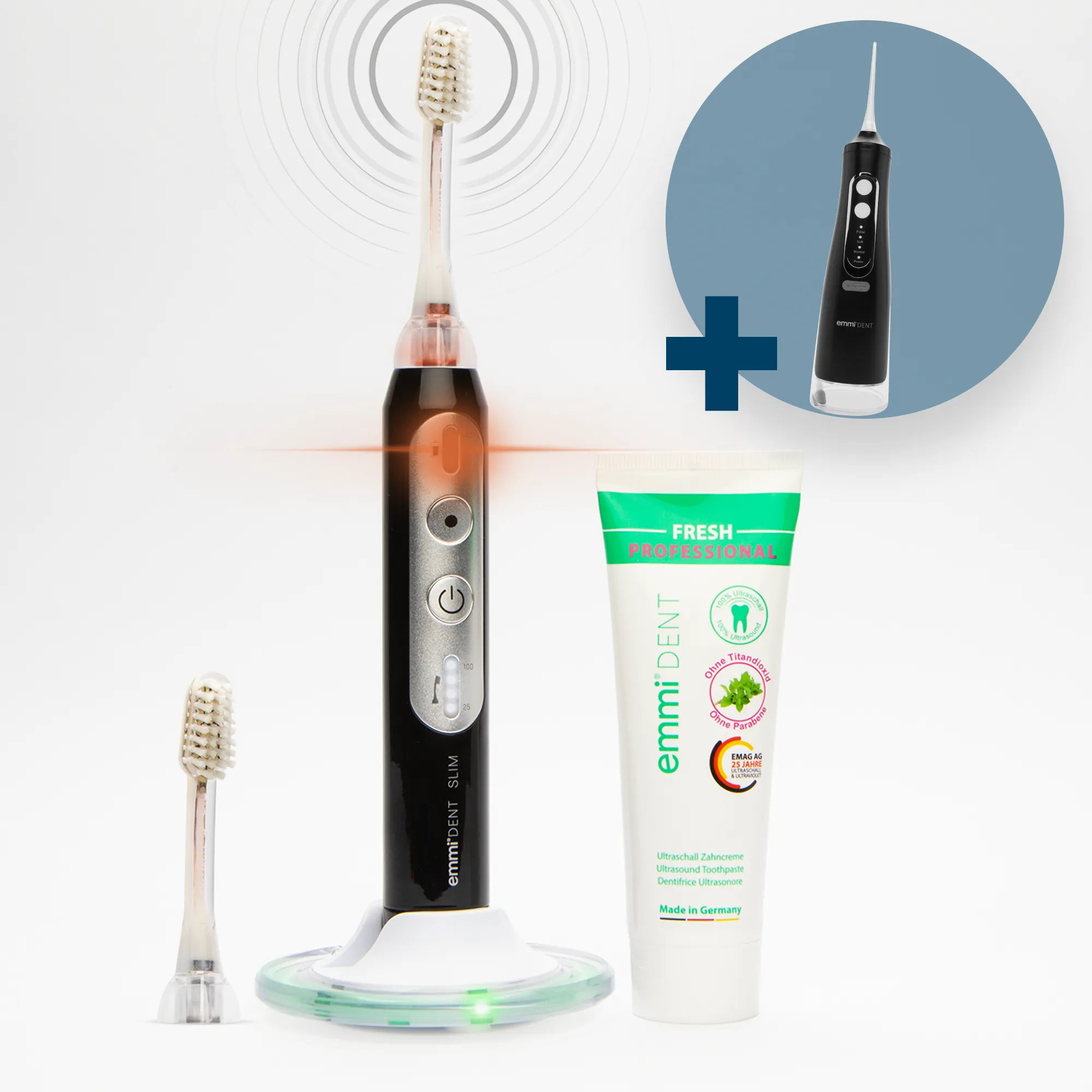 Spazzolino ultrasonico Slim + irrigatore orale GRATUITO